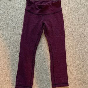 Lulu lemon cropped leggings